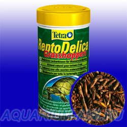 Натуральное лакомство для водных черепах TETRA ReptoDelica Grasshoppers 250ml 